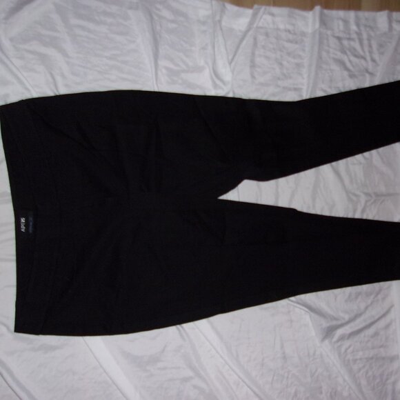 womens size 12 tall black pants casual dress trousers twelve long - Picture 3 of 5